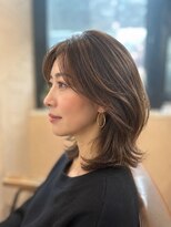 スリル ヘア アンド ネイル デザイン 恵比寿店(sulir hair and nail design)&nbsp;ミディアムレイヤー