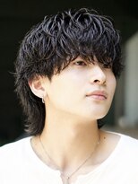 ノードオム 栄(NODE HOMME)&nbsp;波巻きスパイラル栄レイヤーマッシュスタイル