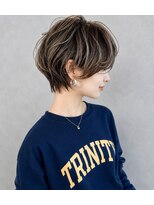 ウィールール 栄町店(WE RULE) 大人可愛い丸みショート×透け感カラー