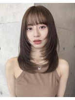 スクリーンギンザメゾン 銀座(SCREEN GINZA MAISON.) ミルクティーブロンド/ダークブルー/デジタルパーマ/銀座