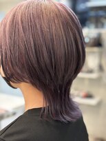 シャルムヘアー(charme hair)&nbsp;ショートウルフ×ラベンダーグレージュ