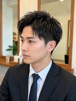 ラシェル パル ノエル(Laciel par Noel)&nbsp;メンズビジネスリクルート毛流れショートアップバング