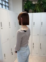 ザ シェノン ウメダ(THE CHAINON UMEDA)&nbsp;ダークパープル/ナチュラルショート/夏のヘアアレンジ/大阪梅田