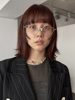 サンクス イース(SANKS . iisuu)&nbsp;レッドブラウン　ミディアムレイヤー