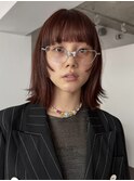 レッドブラウン ミディアムレイヤー