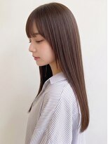 ヌードルバイコア(noodle by CoRe.gn)&nbsp;自然な艶髪が叶う◎ストレートロング×夏カラーで髪質改善ケア