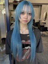 クペウイビ 心斎橋(cope'u yive)&nbsp;アクアブルー/ハイトーンカラー/ケアブリーチ/心斎橋