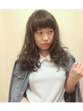 ラウンジ モリオ イケブクロ(Lounge MORIO Ikebukuro) 【morio池袋】オン眉バング黒髪ロング