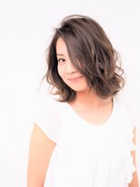 アトリエMAI 北千住 【北千住美容室アトリエMAI】エアリーなブレンドカールミディ