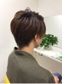ナチュラル&無造作ラウンドショート☆