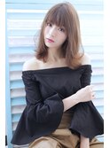 【DISHEL】大人かわいいベリーブルー透明感　小顔スタイル