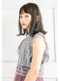 【moca HAIR DESIGN】外ハネミディアムボブ