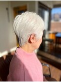 40代50代60代70代  耳かけショート -名古屋の美容室actif-