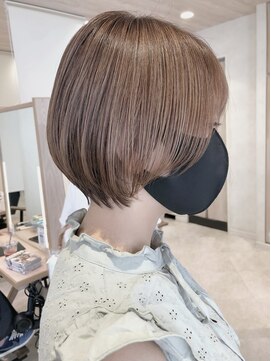 パーク(PAAQ) 【PAAQ田中】くびれショート×シナモンベージュ