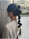個性派ポニーテール