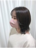 韓国風ぷつっとボブ【藤枝/髪質改善/デザインカラー】