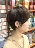《高田馬場美容室》耳かけ☆大人フェミニンなショートヘア