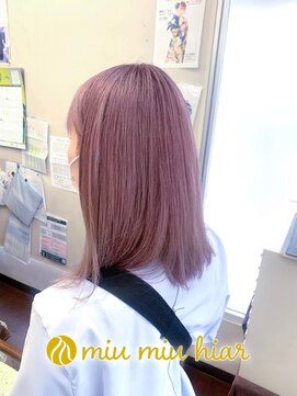 ミウミウヘア(miu miu hair) Pink