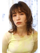 クシュ 所沢西口プロぺ通り(kusyu... )&nbsp;ハイトーンカラーボブウルフココアベージュ黒髪グレージュカラー