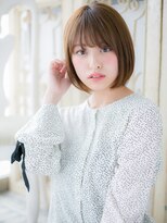 クオーレ ヘア アンジュ 水戸店(CUORE HAIR ange)&nbsp;水戸/髪質改善/セクションカラー/外ハネボブ/ペールベージュb