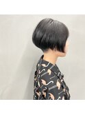 #前下がりショート×刈り上げ