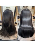 20代 30代 40代 ダークアッシュ レトロガーリー 髪質改善