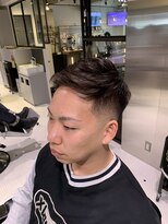 フランクスバーバーザスタンド(Frank’s barber the stand)&nbsp;フェザーアップバングベリーショートフェードF