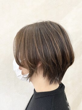 トップヘアー 大元店(TOP HAIR) 髪質改善　人気ハイライト  メッシュショート