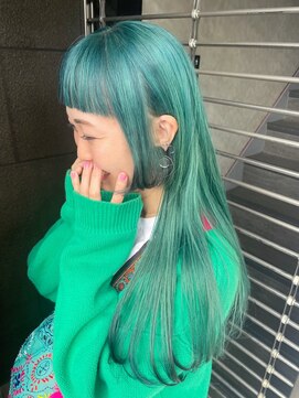 ミスターグッドモーニング(MR.GOOD MORNING) グリーンオン眉姫カット