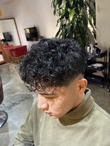 ビハインドザカーテン(BEHIND THE CURTAIN)&nbsp;前下がりフェード×スペインカール