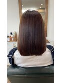【Sec. hair design 水戸】ナチュラル縮毛矯正+髪質改善