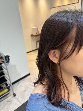 エイト 熊谷店(EIGHT) お客様スタイル_デザインカラー ミディアム