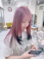 ヘアーワークス ボナ(HAIR WORKS bona.)&nbsp;大胆ヘアカラー 髪質改善Tr＋ブリーチオンカラー#8