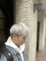 シャル 町田(shalu)&nbsp;韓国風ホワイトグレージュ/メンズカラー/10代20代