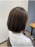 シークレットハイライトで白髪ぼかし