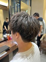 アトレ 南堀江店(attrait)&nbsp;アッシュカラーメンズカット刈り上げマッシュ