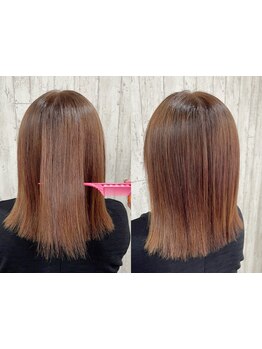 まとまりにくい髪質、ダメージで広がってしまう方におススメ！お悩みが多い髪質も扱いやすい美髪へ♪