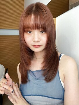 トリッカ シブヤ(TRICCA SHIBUYA) 暖色/オレンジ/レイヤー/10代/20代/ブリーチなし/ダブルカラー