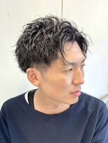 ヘアーアンドグルーミング ヨシザワインク(HAIR&GROOMING YOSHIZAWA Inc.)&nbsp;メンズツーブロックツイストスパイラルパーマ理容室眉毛カット