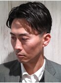 メンズ専門店ビジネスショートスーツスタイル爽やか清潔感新発田