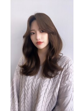 アマトウキョウ アユンチェ(AMA TOKYO×AYUNCHE) 韓国スタイル/ナチュラルくびれヘア_くびれ巻き_レイヤーカット