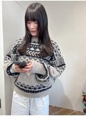 顔周りレイヤーくびれレイヤーおくれ毛前髪万代新潟