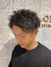 メンズカット+ツイストスパイラルパーマ+髪質改善トリートメント　11580円
