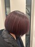 レディースカット＋ダブルカラー＋バイカルテトリートメント