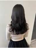 大人可愛*暗髪透明感カラー
