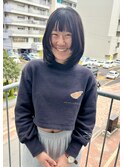 小顔効果抜群!顔周りレイヤー