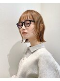 切りっぱなしボブ/フェイスレイヤー/外はねボブ/ストレート