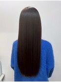 縮毛矯正×ミネラルケア◎微粒子の力でダメージ毛を修復