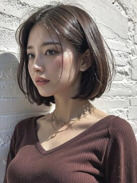 ケンジ 洋光台(KENJE) 大人ショートボブ/耳かけ【スタイリスト桂口】