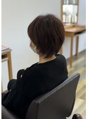 大人ショート髪質改善40代50代60代縮毛矯正酸性ストレート清須
